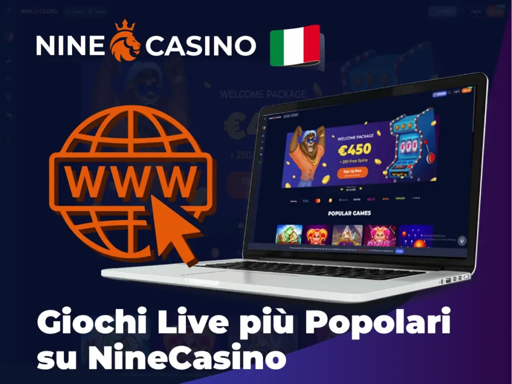 Giochi Live più Popolari su NineCasino